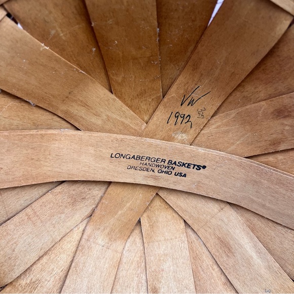 Vintage Longaberger Basket Ohio USA 90s Retired Collectible - Picture 7 of 8